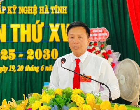 ĐẠI HỘI ĐẢNG BỘ TRƯỜNG TRUNG CẤP KỸ NGHỆ HÀ TĨNH- NHIỆM KÌ 2025-2030